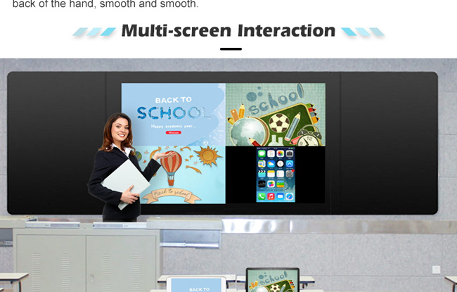 75/86 inches Win10 system intelligent classroom class using electronic classroom digital blackboard